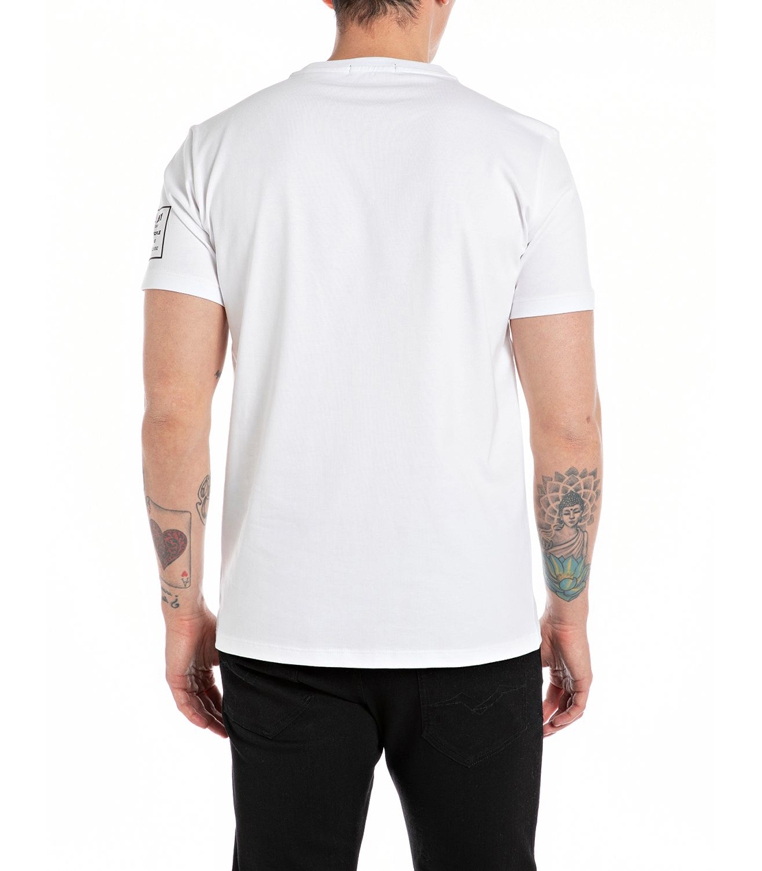 レギュラースリムコットンジャージーTシャツ 詳細画像 ホワイト 2